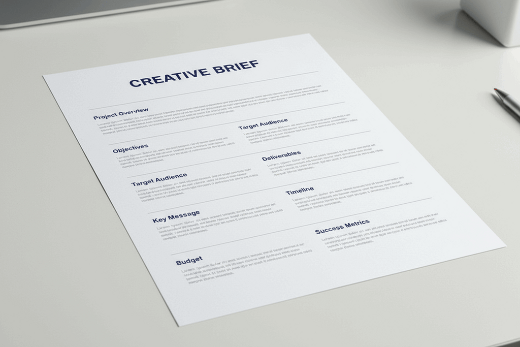 Creative breif template