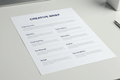 Creative breif template